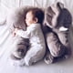 thumbnail image 2 of Almohada de Elefante para Bebé Gris Kyuden Home Kyuden Home Almohada de Elefante para Bebé Gris, 2 of 2