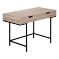thumbnail image 1 of Monarch Specialties Computer Desk, Home Office, Laptop, Storage Drawers, 48"l, Work, Metal, Laminate, Brown, Black, Contemporary, Modern, 1 of 4