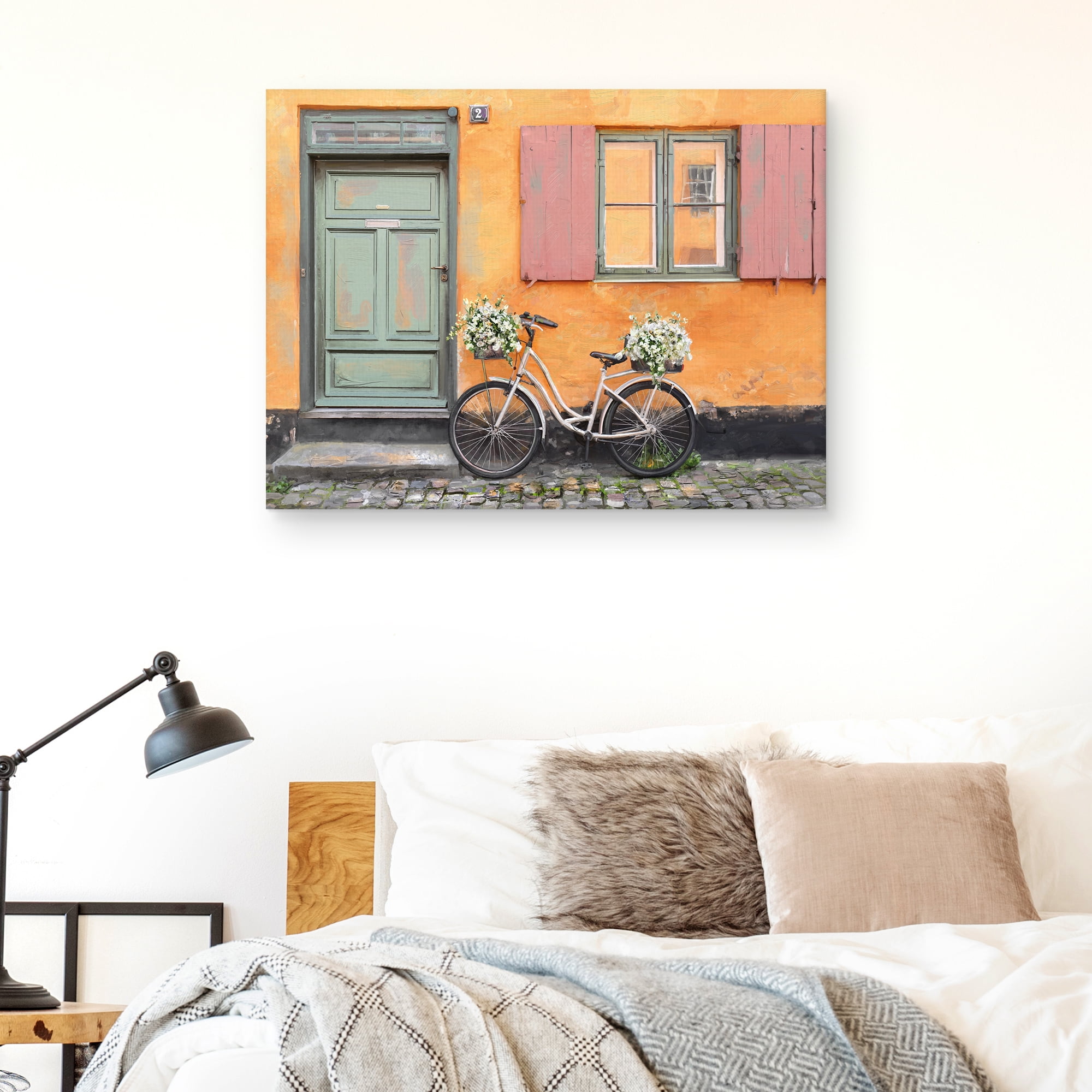 Paniers a Fleurs by Studio Arts Canvas Art Print