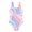 Purple, variant on Grblisyd Girls Swimsuit Cut Out One Piece Bathing Suit Gradient Tie Dye Swimwear Size 10-12