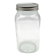 Half Gallon Glass Jar with Lid by Ashland - Storage Container for Cookies - Baked Goods or Decorations - Bulk 12 Pack