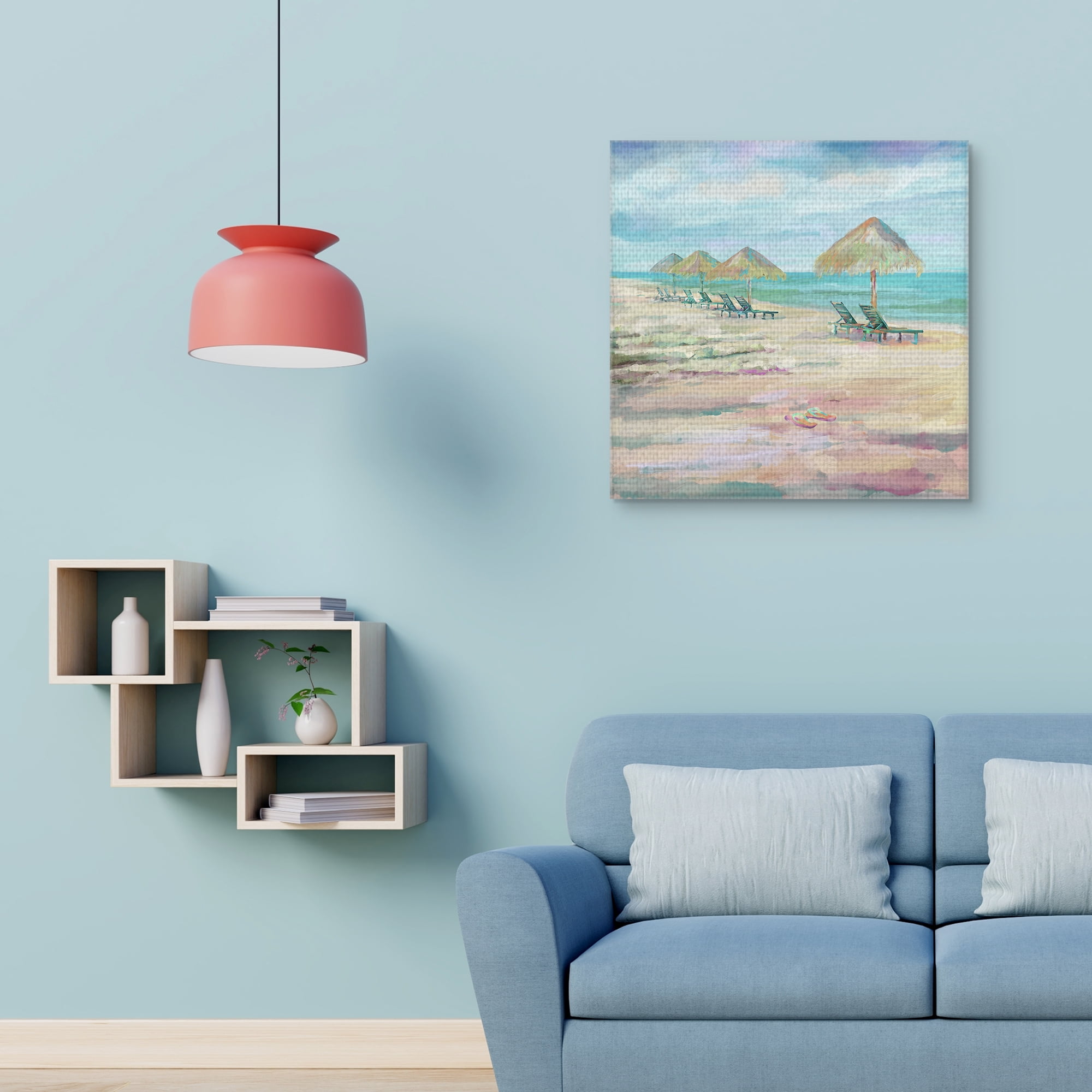 Masterpiece Art Gallery Beach Happy Light by Studio Arts Canvas Art Print