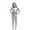 White, variant on FYEGRE Kids AI Astronaut Alien Robot Role Play Fancy Performance Court Dress Party Outfit for Girls Halloween White 7-8 Years