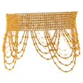 thumbnail image 3 of Segolike Waist Chain with Triangular Tassels for Belly Dance Dance Accessories - Gold, as described, 3 of 8