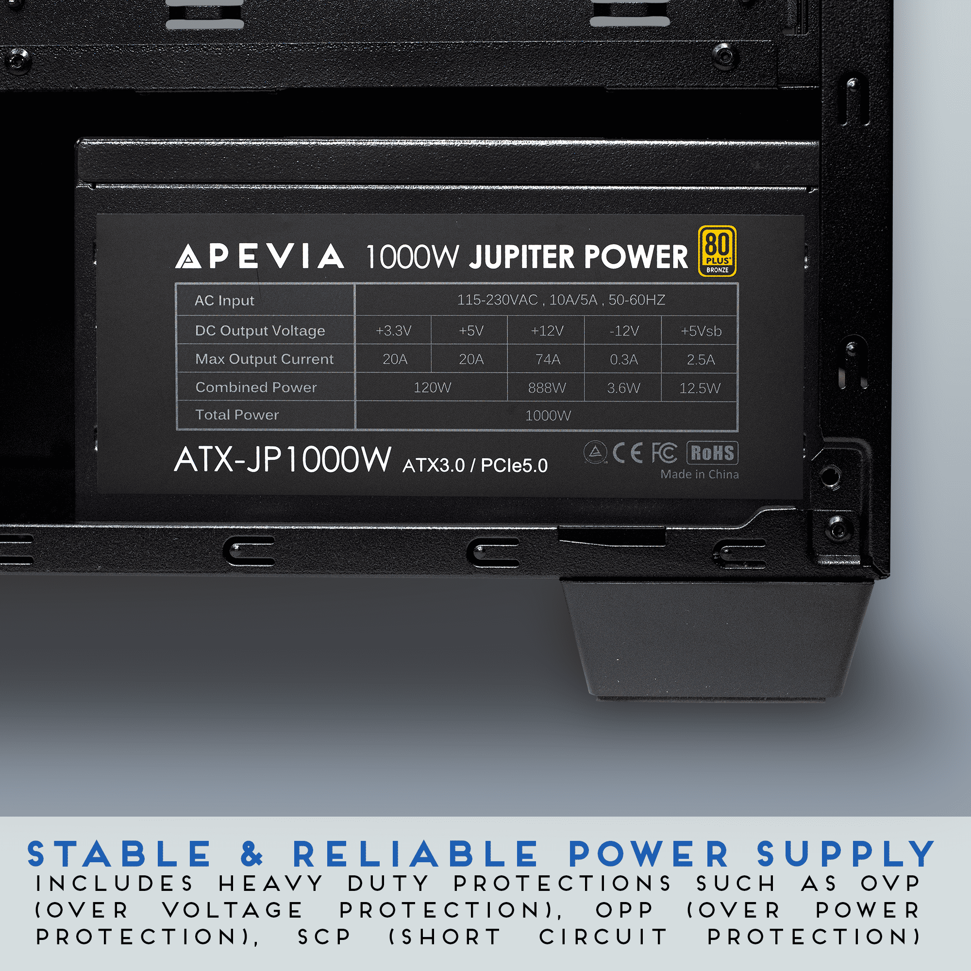 Apevia Jupiter 1000W Power Supply