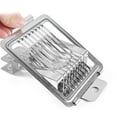 thumbnail image 4 of Wioihee Kitchen Restaurant Boiled Eggs Slicers Multipurpose Stainless Steel Wire Eggs,Silver,One Size, 4 of 9