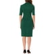 thumbnail image 3 of INSPIRE CHIC Vestido Lápiz Vintage de Mujer con Cuello Caído de los Años 1950 S Verde, 3 of 5