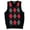 Bk/Red, variant on Boys Argyle Vest (sv-255 Boys)