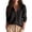 Blue #03, variant on Women's Fall Long Sleeve Quarter Zip Knit Sweater Pullover Tops, Ribbed Collared Mock Neck Loose Dressy Tops, Business Casual Winter Layering Outfits S