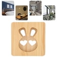 thumbnail image 4 of 3D Wooden Night Light, LED Beads Pinewood USB Cable Rabbit Night Light  for Living Room, 4 of 7