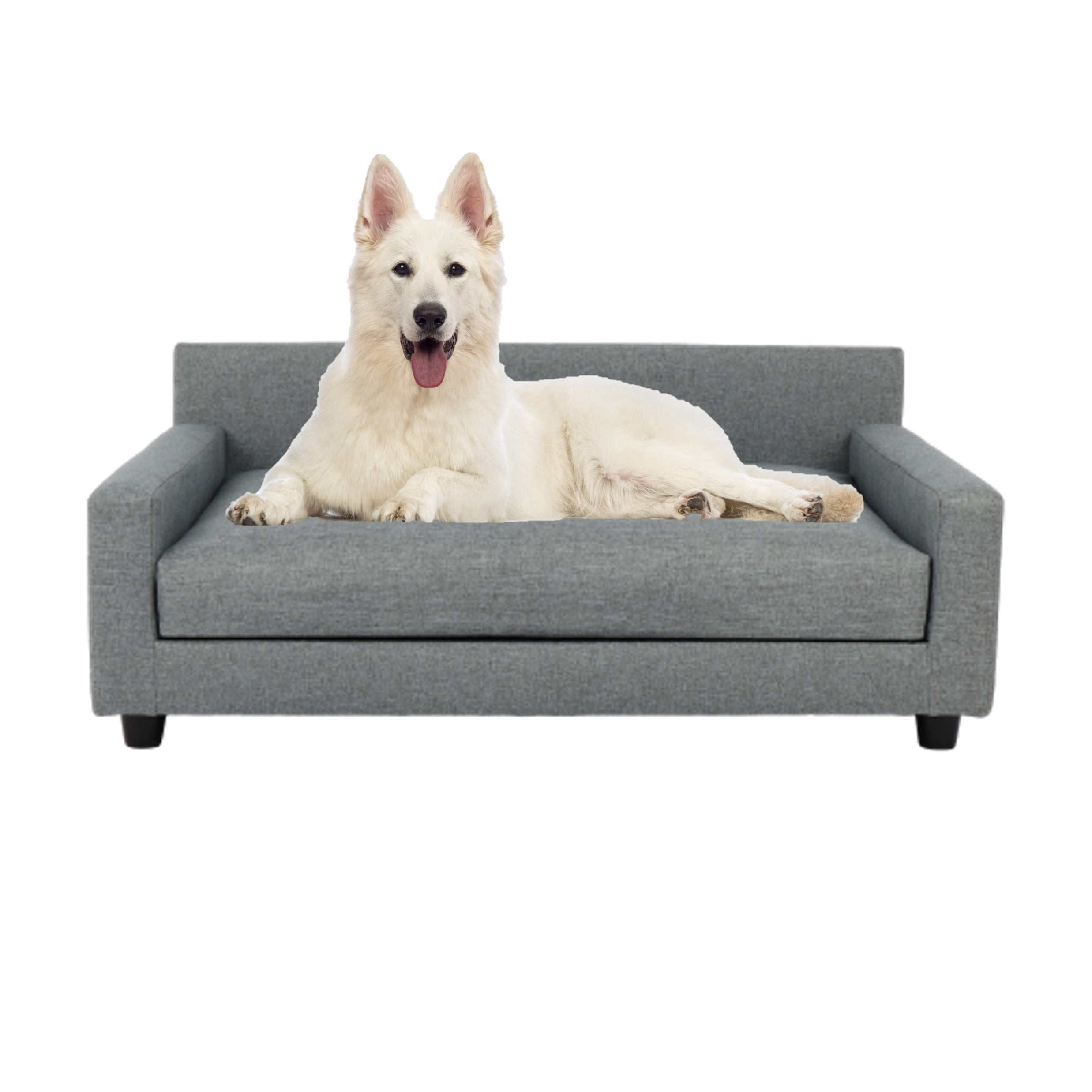 Club Nine Pets Metro Orthopedic Sofa Bed for Dogs, Large, Metal.