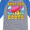 thumbnail image 3 of Toy Story 4 - Woody Dust Yer Boots - Toddler & Youth Raglan Graphic T-Shirt, 3 of 4