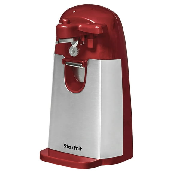 Starfrit Mightican 3-in-1 Electric Can Opener, Red, 024715-003-0000