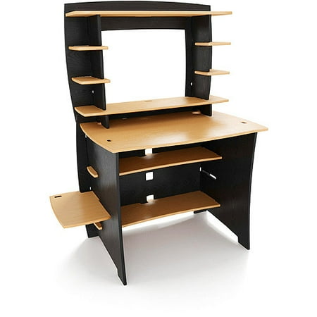 No Tools Assembly - Desk, Natural and Espresso