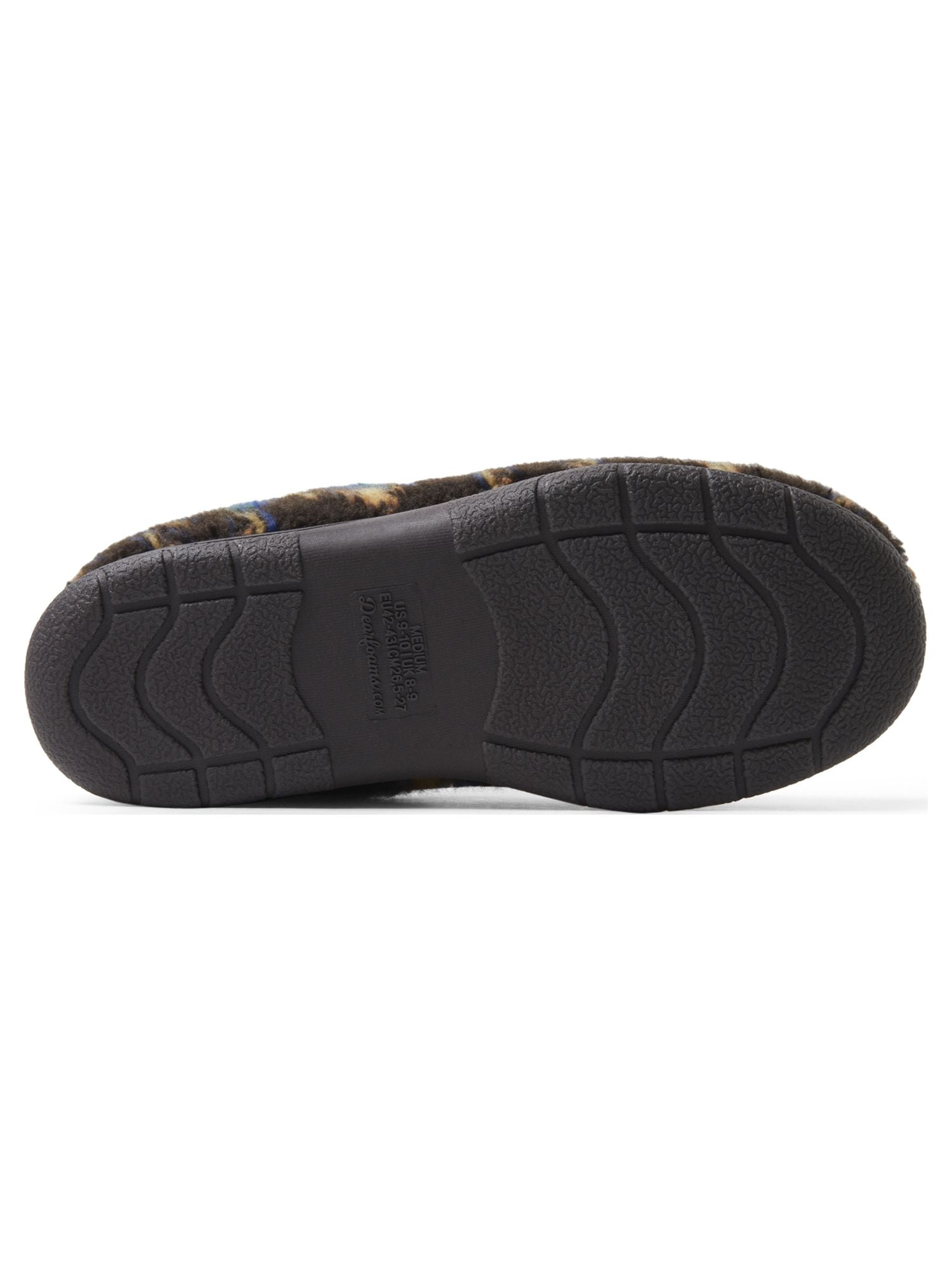 Dearfoams Cozy Comfort Men's Fuzzy Clog Slippers