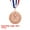 Bronze, variant on Uxcell 2 Inch Silver Award Medals Metal Winner Medals with Neck Ribbon Trophy Style for Team Sports Games Party Favors 18 Pieces