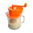 thumbnail image 1 of Manual Citrus Juicer Portable Hand Crank Juicer with Fine Mesh BPA-Free Fruit Soy Milk Press for Home Travel Ergonomic Juice Extractor for Orange Apples Ginger Juice, 1 of 8