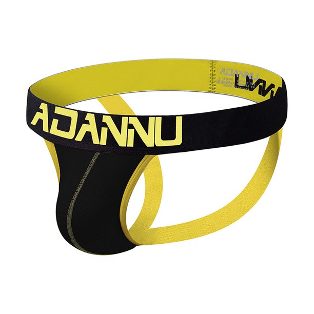 Listo Stock ADANNU Hombres Tangas De Malla De Baja Altura Transpirable Jockstrap Ropa Interior Deportes Más El Tamaño Gao Jiahui unisex