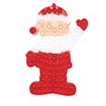 thumbnail image 1 of De Burbujas De Empuje, Juguetes De Alivio Del Estrés De Arcoíris De Papá Noel De Navidad Grande Para Niños, Juguetes De Silicona Para El Estrés Scienceny HA046144-01, 1 of 6