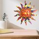 thumbnail image 2 of Tapiz para colgar en la pared Estilo Nórdico Sun Wall Art Decor Patio Dormitorio Decoración Colgante Escultura Naranja Magideal Tapiz para colgar en la pared, 2 of 7