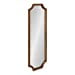 thumbnail image 3 of Kate and Laurel Hogan Framed Scallop Wall Mirror, 16x48, Rustic Brown, 3 of 15