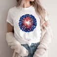 thumbnail image 4 of Xdegoge Offres du 4 Juillet, Vêtements de Vacances Blouses Aguichant en Coton, Hauts d'Été de Travail pour Femmes Grande Taille, Chemises Rouges Blanches et Bleues Plus, Annuler Ma Commande s'Il Vous Plaît, de Mujer Para, Multicolore m, 4 of 5