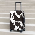 thumbnail image 2 of Lsque Cow Skin 2 Printed Luggage Cover, Travel Luggage Protector,Scratch and Dirt Resistant, Fits 18-32 Inch Luggage - X-Large, 2 of 9