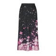 thumbnail image 6 of Turilly Summer Skirts for Women High Waist Satin Pencil Midi Skirt Slim Fit Office Business Casual Skirt, 6 of 7