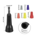 thumbnail image 2 of Wire Twisting Spinner,Wire Twisting Tool with 1/4" Chuck,1pcs Wire Twisting Tool 70pcs Wire Caps Black, 2 of 6