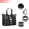 thumbnail image 2 of Black Gothic Sun Moon Hand Pattern Travel Tote Bags for Women Carry On,Large Weekender Bags for Women Travel,Multi Functional Duffle Bag for Work,Shopping,Sports, 2 of 5