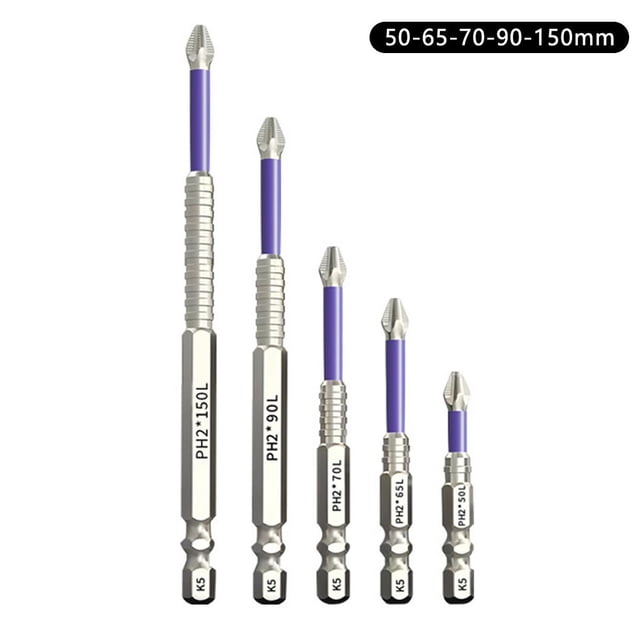 Daily Mix Store High Magnetic Screwdriver Drill Bit Set, 2025 K5 Impact Resistant Non Slip Bit Impact Driver Bit Set for Home Diy Profession