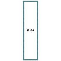 12x54 Frame Blue Rustic Barnwood Solid Wood Picture Frame Width 1.25 Inches | Interior Depth 0.5