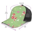 thumbnail image 2 of Lsque Cute Poodle Dog Printed Trucker Hat - Baseball Cap for Men Women - Breathable Mesh Side, Adjustable Fit - for Casual Wear, 2 of 7