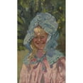 thumbnail image 2 of Girolamo Nerli 16x24 Gold Ornate Framed and Double Matted Museum Art Print Titled - Girl in Sunbonnet, 2 of 4