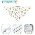 thumbnail image 6 of Dog Bandana 2 Pack,White Fairy Cottage Princess Pattern Bandanas for Dogs,Cat Bandana,Small/ Large Dog Bandana 2 Size,Dog Bandanas, 6 of 6