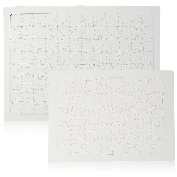 2 conjuntos de rompecabezas de sublimación doméstica Graffitti Kids Rompilos niños DIY en blanco Jigsaws