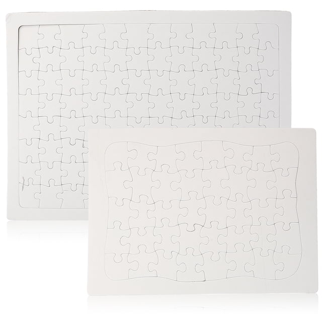 2 conjuntos de rompecabezas de sublimación doméstica Graffitti Kids Rompilos niños DIY en blanco Jigsaws