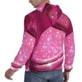 thumbnail image 6 of Pofeuu Sparkling Pink Toilet Print Mens Casual Hooded Collar Drawstring Hoodies Pullover Sweatshirts Casual Long Sleeve Shirts-3X-Large, 6 of 7