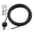 Steel Wire Rope Cable Machine 7x19 Wire Dia 5M Thread Fitness Pulley ...
