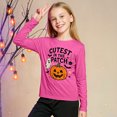 thumbnail image 6 of Kiijoy Girls Halloween Long Sleeve T Shirt Kids Cotton T-Shirt Top, Sizes 2-13, 6 of 6