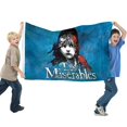 thumbnail image 2 of Los Miserables Bandera impresa con temática, regalo perfecto para fanáticos, amigos y familiares, y adecuada para actividades al aire libre e interiores, decoraciones de fiesta. 60*90CM, 2 of 6