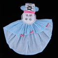 thumbnail image 2 of Vestido de muñecas para niña de 50 cm Dulce de Rayas Victoriana Nocturno Lolita Accesorios de para 1/4 Bjd Muñeca Femenina Color Azul Fanmusic Vestido de muñecas para niña de 50 cm, 2 of 7