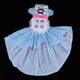 thumbnail image 2 of Dulce de Rayas Victoriana Nocturno Lolita Accesorios de para 1/4 Muñeca Femenina Color Azul Yotijar Vestido de muñecas para niña de 50 cm, 2 of 10