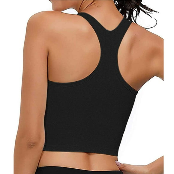 FhsagQ Women's Lingerie Sleep Robe Fashion Women Sleeveless Casual Vest Ladies Chest Pad Movement Short Tank Tops Lingerie for Women Bodysuit Thong Womens Lingerie Black Thong Black S