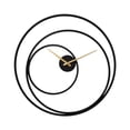 thumbnail image 2 of WLPZXP 24 Inch Industrial Wall Clock Round Hanging Silent Home Decor Metal Wall Clocks Black, 2 of 9