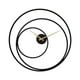 thumbnail image 2 of Reloj de pared industrial redondo Strade Fareast Limited de 60 cm Negro, 2 of 8