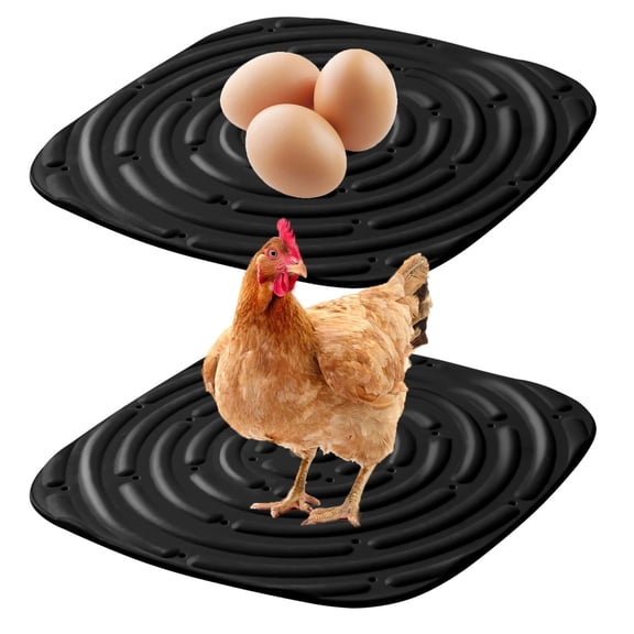 Washable Chicken Nesting Pads for Laying Eggs | Reusable Silicone Coop Bedding Mat | 13.78x11.81 Inch Poultry Box Liner | Egg Protection & Air Circulation | Easy Clean Chicken Coop Accessories