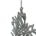 thumbnail image 3 of Northlight Glitter Snowflake Christmas Ornament - 7.5" - Silver, 3 of 5