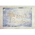 thumbnail image 2 of Murdock, Ramona 14x11 Gold Ornate Wood Framed with Double Matting Museum Art Print Titled - Beach Paradise, 2 of 4