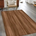 thumbnail image 2 of Area Rugs 2.7'x5', Brown Wooden Board Carpet for Living Room Bedroom Dining Room, Simple Vintage Country Wood Grain Throw Kitchen Rugs Non Slip Washable Rectangle Indoor Outdoor Rugs, 2 of 8